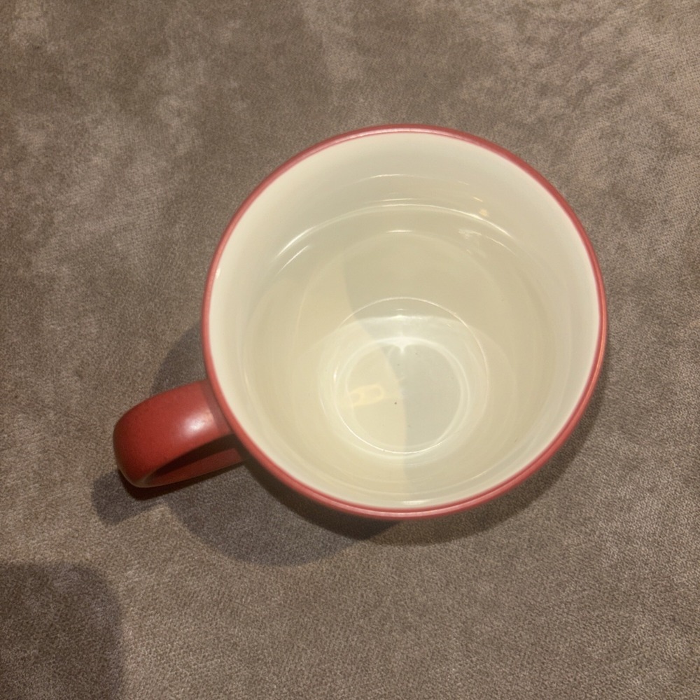 NORITAKE Colorwave Raspberry Red Mug*Coffee Tea*Stoneware*Contemporary - Picture 3 of 5